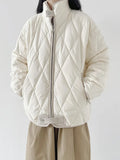 Toloer Cotton Clothes Female 2024 New Advanced Sense Super Good-Looking Cotton-Padded Jacket Oversize Winter Coat Small Cotton-Padded Clothes-Outfit