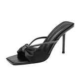 Fragrant Breeze Sandals Women's Dress 2025 Summer Burst Fine Heels With The Toes Of The Square Toe And Wear High-Heeled Cool