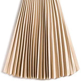 Organ Folding Long High-Waisted 100-Fold Skirt Over The Knee-Length Women's 2025 Thin