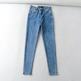 New Jeans, Women's Wear, Autumn And Winter, High Waist, Slim Figure, Skinny Trousers, Buttocks Pencil Pants 8205-Outfit
