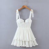 New Three-Layer Seven-Color Sexy Chiffon Sling