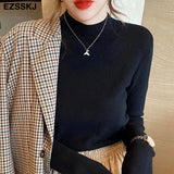 Basic Turtleneck Slim Sweater Pullover Women Autumn winter Casual long Sleeve Sweater For women Female Chic Jumpers