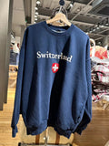 Blue Switzerland Sweatshirt-Outfit