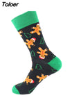 Funny Socks Women &men New 2023 Cute Autumn Winter New Year Santa Claus Christmas Fruit Animal Fish Happy Socks