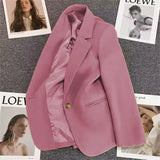 Toloer 2024 The New Green Suit Jacket Female Net Red Fashion Versatile Spring And Autumn Temperament Small Suit-Outfit