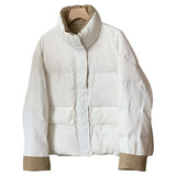 2024 Winter New Women's Fashion Cotton-Padded Clothes Hot Style Design Sense Short Cotton-Padded Jacket Small Down Cotton Jacket Coat Tide-Outfit