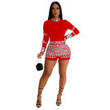 Fashion Women's Hot Diamond Jumpsuit Party Casual Style-Outfit