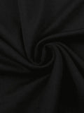 Off Shoulder Black Long Sleeve Mini Dress-Outfit