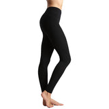 Style Brushed Pants Bottoming Trousers Thin Solid Color Skinny Tight Yoga Pants-Outfit