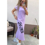 Hot Dress Station Summer Short-Sleeved