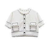 Knitted Cardigan Women's New Short Spring Line 6003 Sweater 2025 Porch Decoration Picture