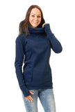 2025 New Lactation Wears Pregnant Women With Thick Hooded Long-Sleeved Half-Finger