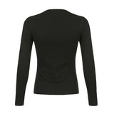 Top Women Vintage T-shirts Autumn Winter Clothes 2024 Graphic Aesthetic Long Sleeve Slim Tees Female Clothing Streetwear-Outfit