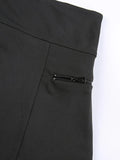 Classic Lining Mini Skirt-Outfit