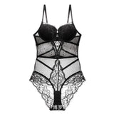 Gathering Body Body With Bra Clairvoyation Sexy Lace Thin Tight Body Integrated Pure Want To Close The
