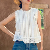 New French Holiday Style Embroidered Small Top Dress Half-Dress Women's Design
