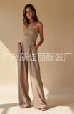New Fashion Women's Sexy Body-Wearing Trousers Long Jumpsuit
