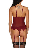 New Sexy Lace Mesh Yarn Perspective Elastic Body