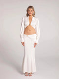 Exploding Autumn And Winter New High-Waisted Densate High-End Fashion Set Sexy Ass
