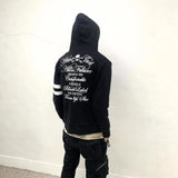 Trendy Loose Tunic Hip-Hop Streetwear Men And Women Zipper Hooded Casual Jacket