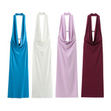 New Summer Women's Clothing White Folded Neck