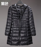 7XL Ultra Light Down Parka Winter Coat Female Women Duck Warm Long Feather Puffer Light Jacket Plus Size Outerwear