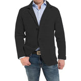 Toloer Men's Casual Knit Cardigan Sweater Fashion Men's Long Sleeve Pocket Cardigan Knit Sweater Men's