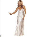 Sexy Underwear Silk Dress Hot Gold Pajamas Dress Sexy Suit-Outfit