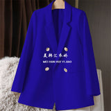 Toloer Suit Jacket Female Spring And Autumn 2024 New Small Spring And Autumn Suit Jacket Temperament Korean Version Casual Women-Outfit