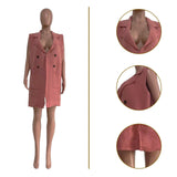 Toloer New Women's Casual Solid Color Cardigan Sleeveless Knitted Vest-Outfit
