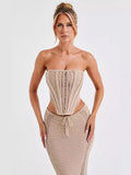 And Summer Hot New Sexy Trend Bare Back Tsets Coat Ass Long Skirt Knitting