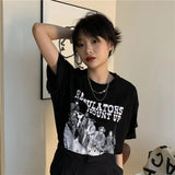 Toloer Short-Sleeved T-Shirt Women 2023 New Summer Loose Design Sense BF Wind Couples Wear Clothes Ins
