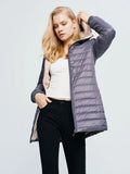 2022 Women Thick Fleece Hooded Coats Warm Jacket Loose Long Sleeves Pocket Ladies Elegant Autumn Winter