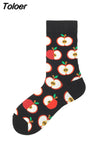 Funny Socks Women &men New 2023 Cute Autumn Winter New Year Santa Claus Christmas Fruit Animal Fish Happy Socks