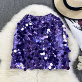 Fashion Sleek Dress Girl Summer High-Waisted A-Word Ultra-Short Skirt Small Swab A Hip Skirt Half
