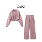 Homemade New Women's Embroidery水 Wash Effect Jogging Pants Swear