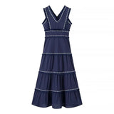 New Tassel Decorated Waist Fashion Dress Dress-Outfit