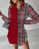 Independent Station Women's Wear New Long-Sleeved Button Fashion Commuter Shirt-Outfit