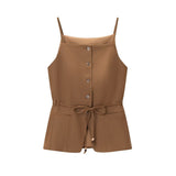 Homemade New Women's Seam-Cheaded Belt Belt Belt High-Waisted Straight