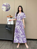 French Temperament, High Sensibility, Long Skirt, Sweet, Fragrant Wind, Aging Design, Thin Pink Dress-Outfit