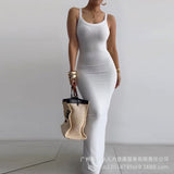 White Slim Dress LZR16640 / HDZ0222-Outfit
