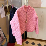 Lightweight Padded Jackets Women's Jackets Autumn Collarless Ultralight Quilted Coat Women Warm Winter Down Coats