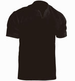 Men's Fitness Plus-Size Sports T-Shirt Men's Elastic Cotton Pocket Short-Sleeved Summer V-Neck Polo