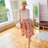 New Thin Shirt Women Short Sleeve French Design Temperament Lady Shirt Bubble Sleeves Female Top