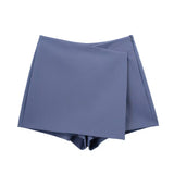 And Winter New Multicolor Asymmetrical Fashion Style Women's Trendy Skirt 4661515-Outfit