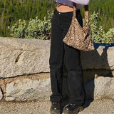 Corduroy Plain Casual Straight Pants-Outfit