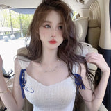 Soft Sister Sling Female Summer New Vest Wearing Sexy Hot Babes Small Figure French Sleeveless
