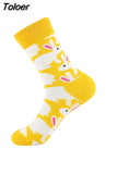 Funny Socks Women &men New 2023 Cute Autumn Winter New Year Santa Claus Christmas Fruit Animal Fish Happy Socks