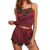 Stylish And Comfortable Lace Lace Pajamas Set