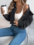 2025 Leisure Pocket Long-Sleeved Wick Short Jacket Jacket Women's